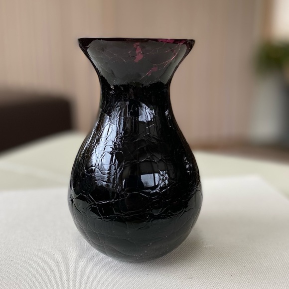 Vintage Blenko Amethyst Glass Vase - Picture 2 of 9